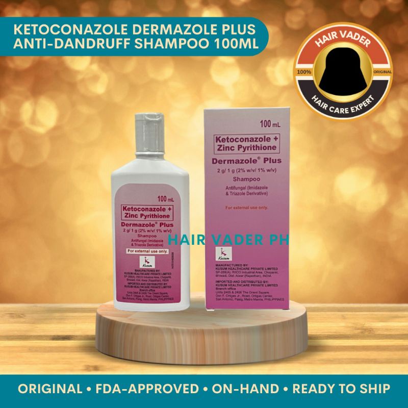 Dermazole Plus 100 ml Antidandruff Ketoconazole + Zinc Pyrithione