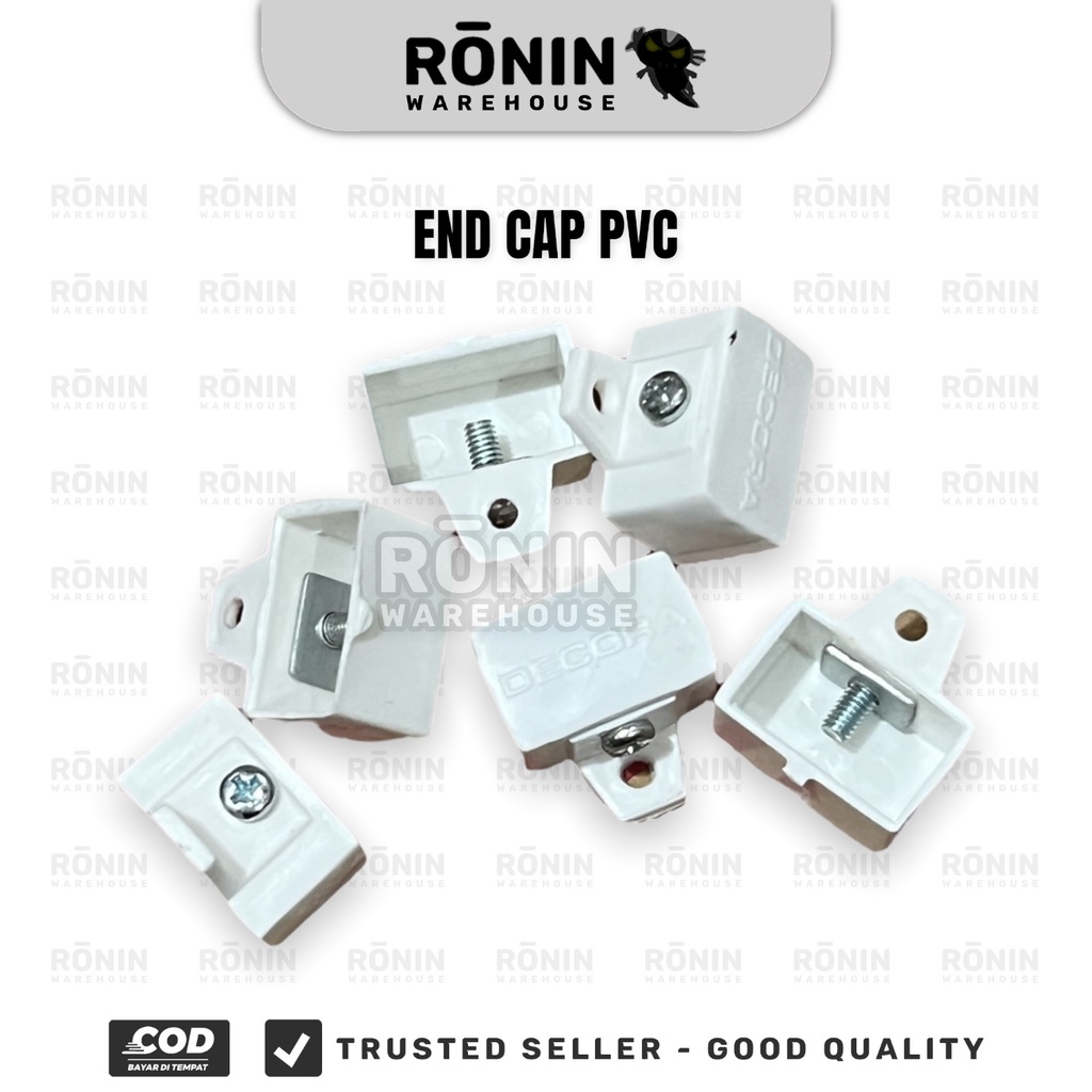 End Cap PVC Curtain Rail Cap Curtain Rail 200pcs Shopee Philippines