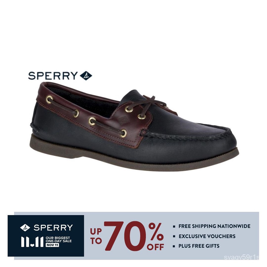 Sperry black best sale amaretto