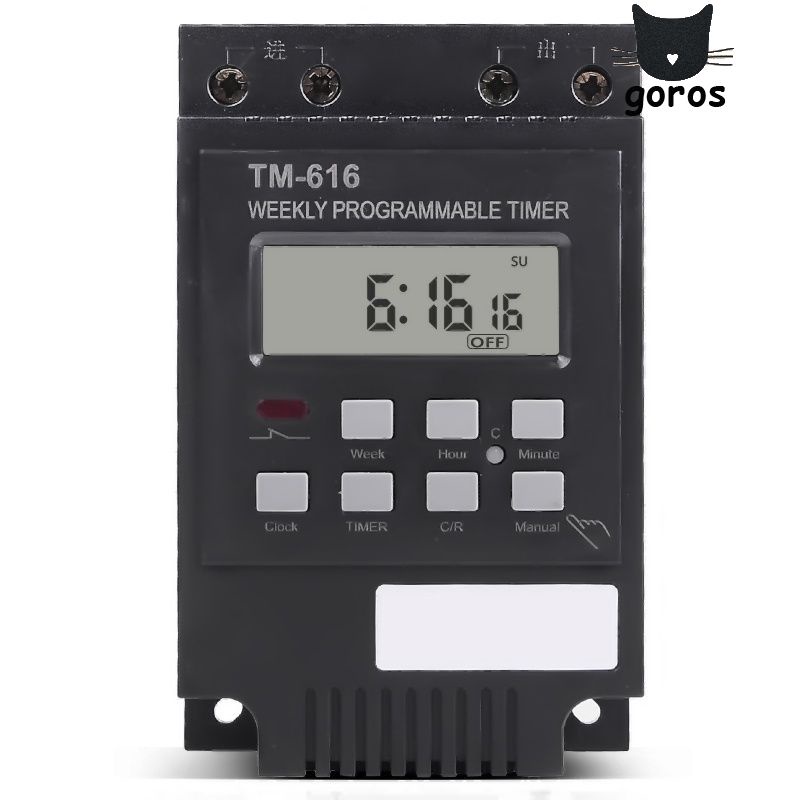 【Ready stock】 TM616 30A AC 220V digital time switch weekly programmable ...