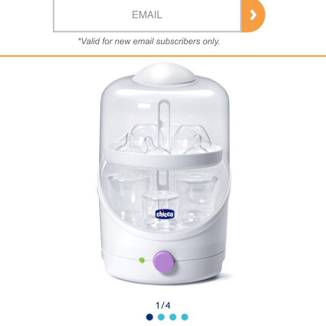 Chicco store bottle sanitizer