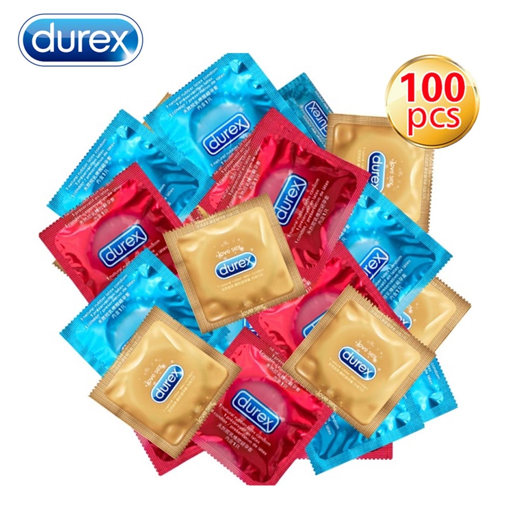 Durex Condom Mixed 100pcspack Sensation Value 4 Types Ultra Thin Lubricated Condom For Men