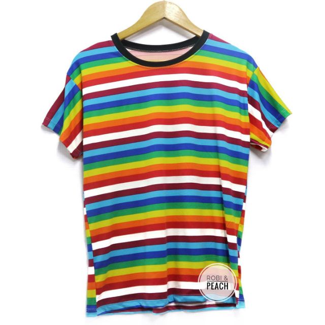 rainbow shirt (unisex) | Shopee Philippines