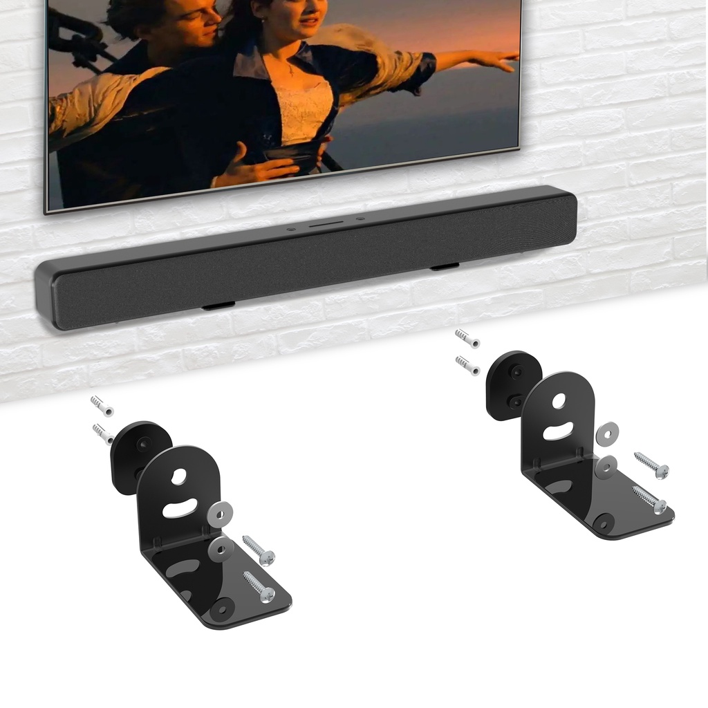 SOKUSIN Universal Sound Bar Mounts Mounting Bracket for  Xiaomi/Samsung/SonyLG/JBL/Polk Audio/Bose TV Speaker Soundbar Wall Mount