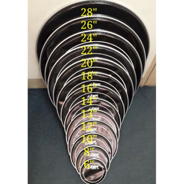 Lazer Drum Head PE077 Black Shopee Philippines