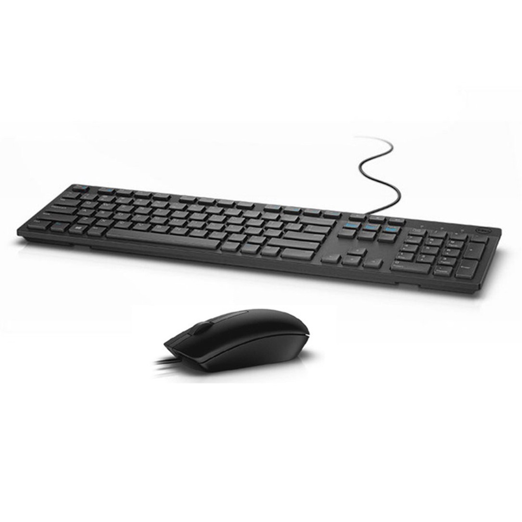 Dell KB216 Multimedia USB Chiclet Keyboard + MS116 USB Optical Mouse