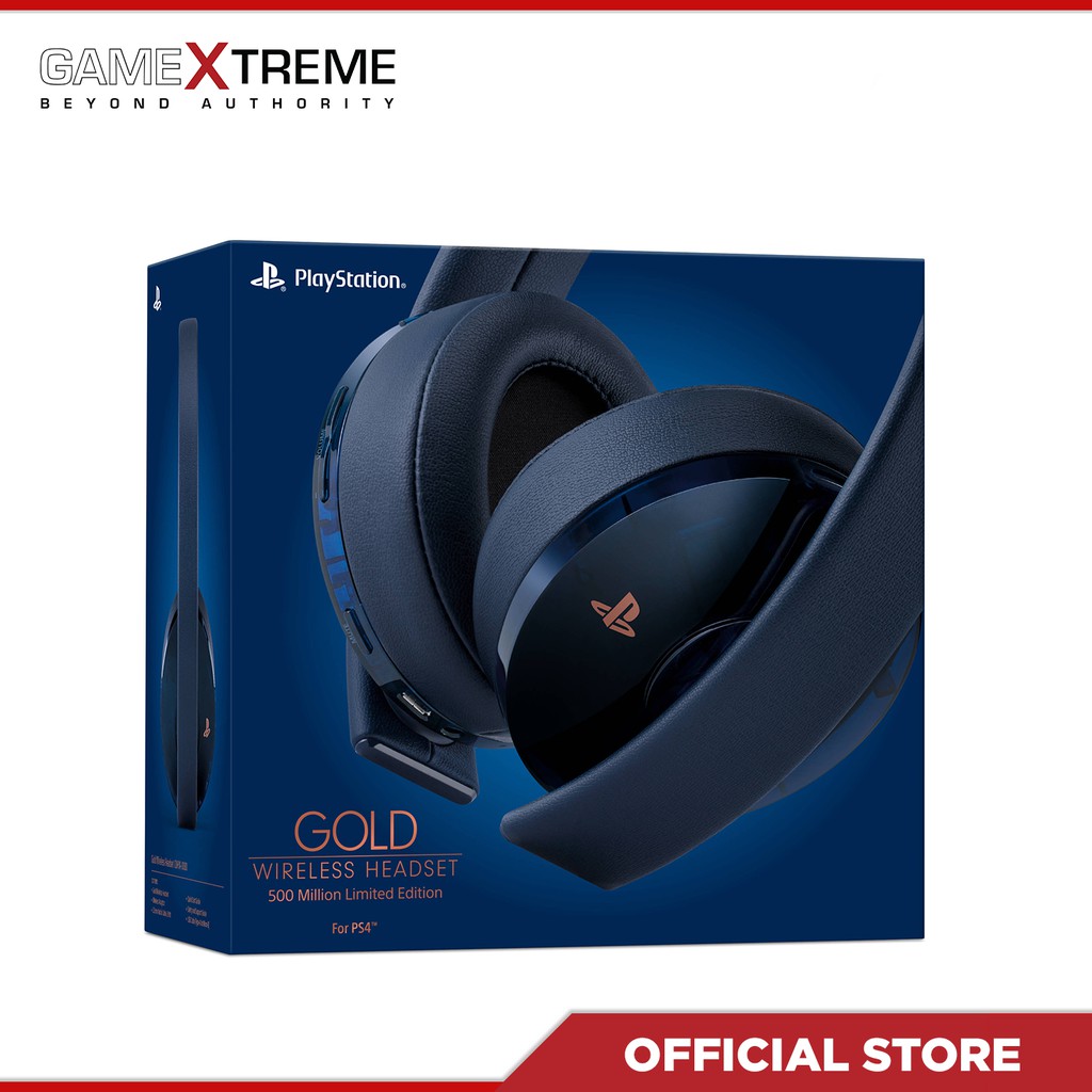 Ps4 gold wireless headset deals 500 million limited edition