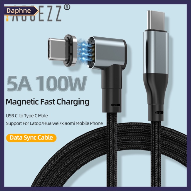 Daphne 5a 100w Magnetic Cable, Usb C To Usb Type C Quick Charge Pd ...