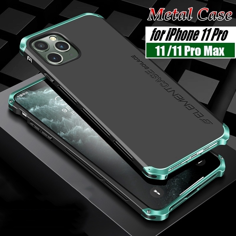 【Element】For IPhone 11 Pro Max Case Outdoor Shockproof Aluminum Frame  Bumper Metal Armor Protect Cover [In Stock]