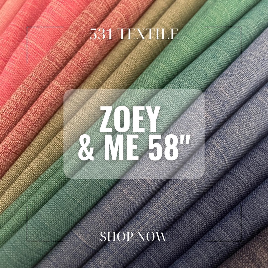 ZOEY & ME LINEN LIKE POLYESTER FABRIC/TELA 58" UNIFORM TOPS DRESS