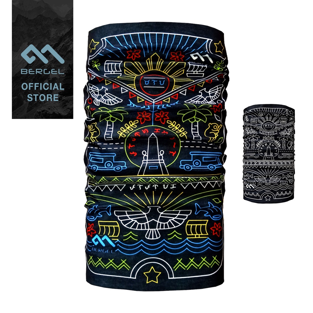 Bergel Malaya (2 Color Options) Multifunctional Headwear Local Filipino ...
