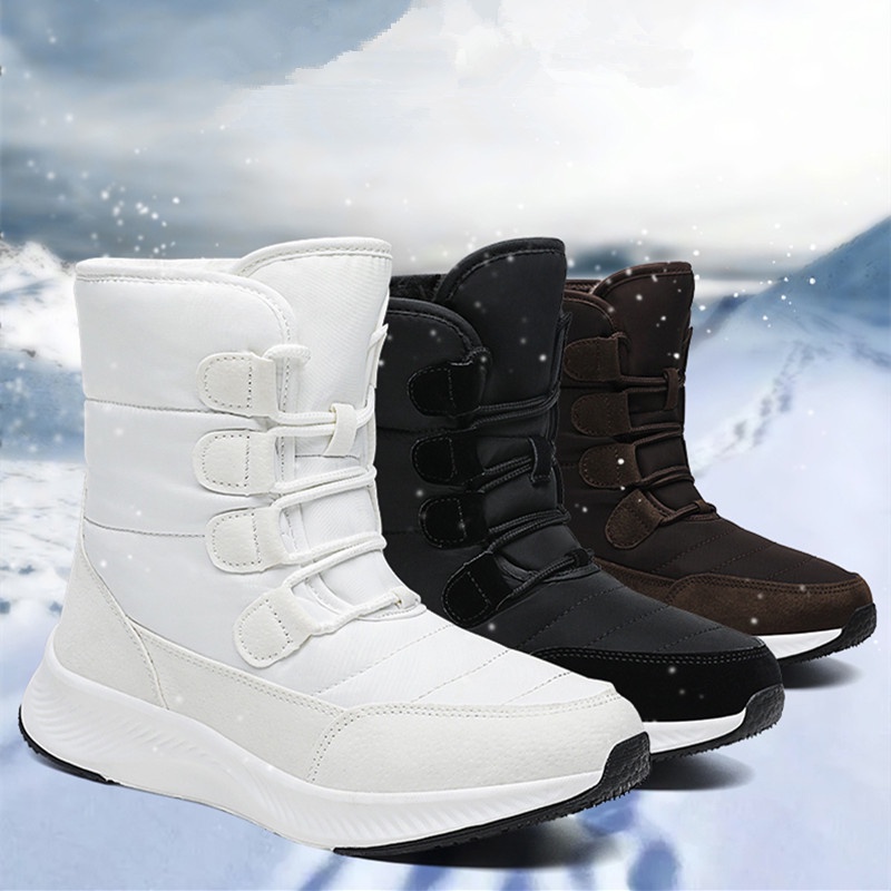 Quality Assurance Hokkaido Ski Boots Winter Thickened Snow Boots Fleece ...