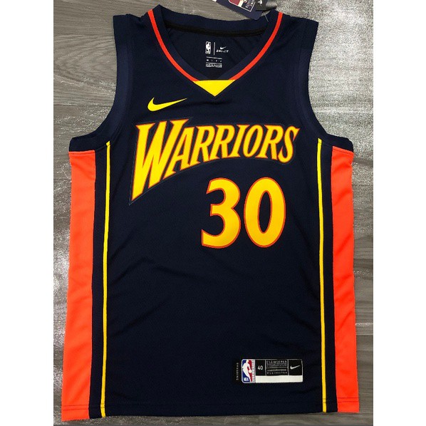 Golden State Warriors Stephen Curry 2009 - 10 Hardwood Classics Jersey -  Navy - Youth