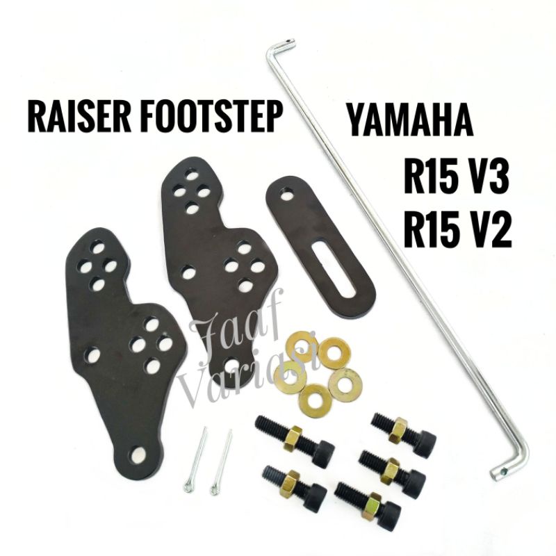 Raiser FOOTSTEP YAMAHA R15 V3 VVA Elevator FOOTSTEP R15 V3 Step Lift