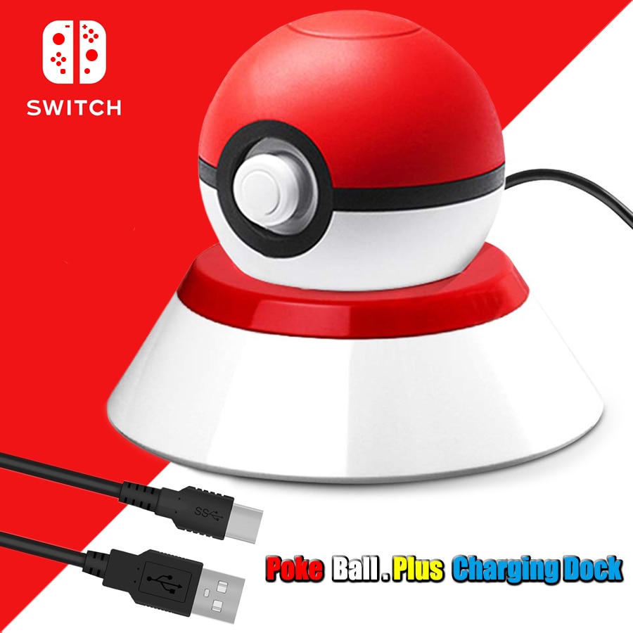 Nintendo Switch NS Pokeball Eevee Controller Charging Dock Station ...