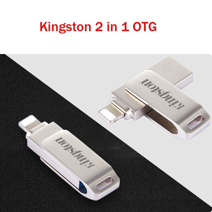 Kingston Usb Flash Drive Otg 2 in 1 Pen Drive For iOS iPhone