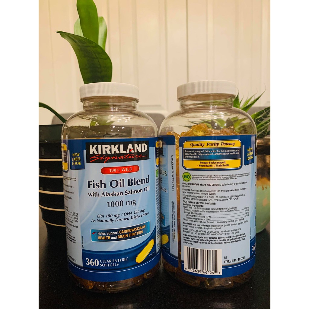 Fish oil best sale blend kirkland