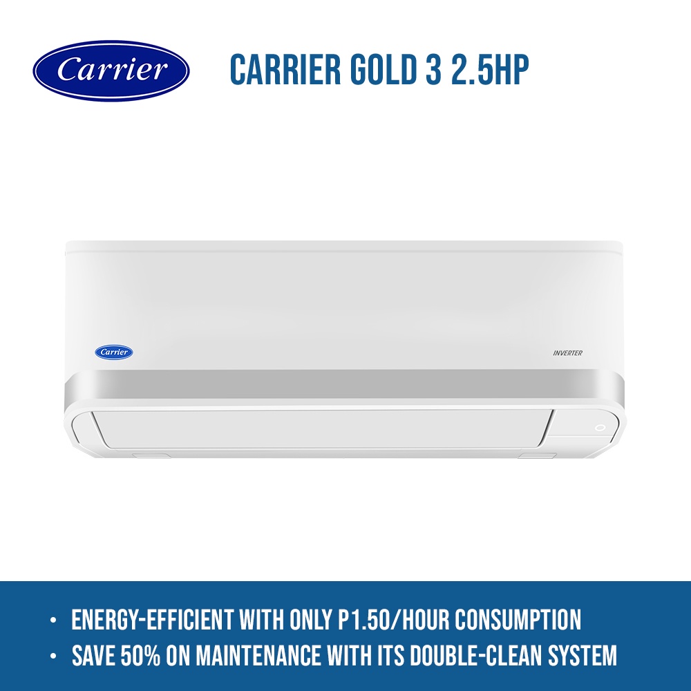 carrier gold inverter 2.5 hp