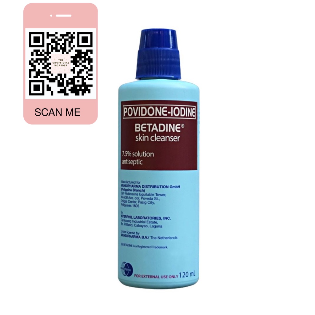 Betadine Skin Cleanser 120 ML | Shopee Philippines