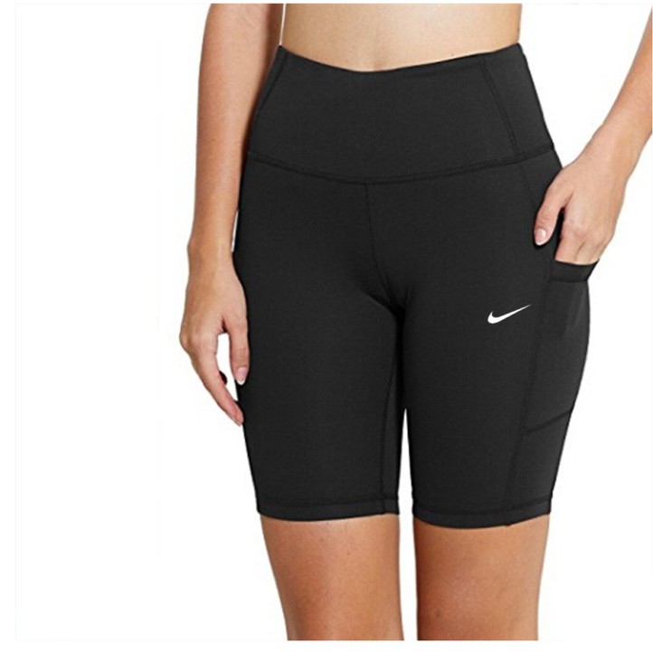 P502 High waist Compression tights Cycling shorts with Pocket Running yoga gym volleyball