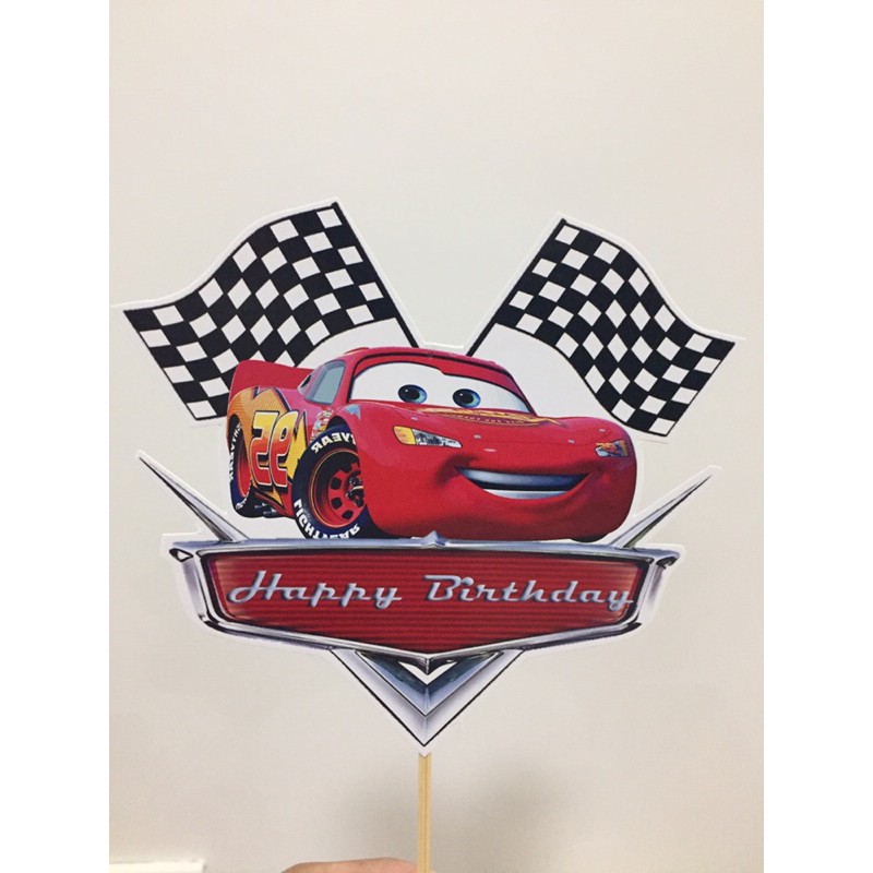 Lightning Mcqueen Cake Topper Printable