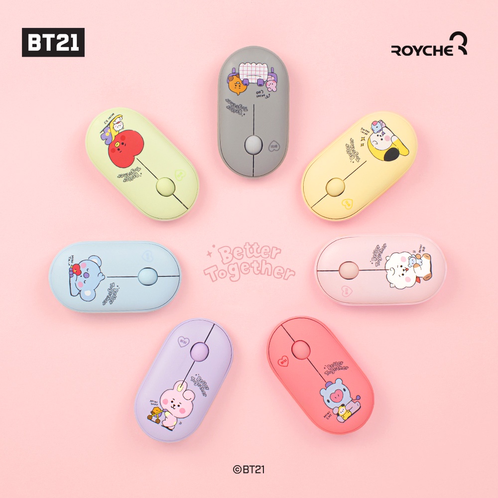 [BT21 official] BT21 little buddy baby wireless mouse multi pairing ...