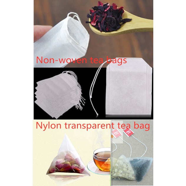 CODEmpty Teabags String Heat Seal Filter Paper Herb Loose Tea Bag ...