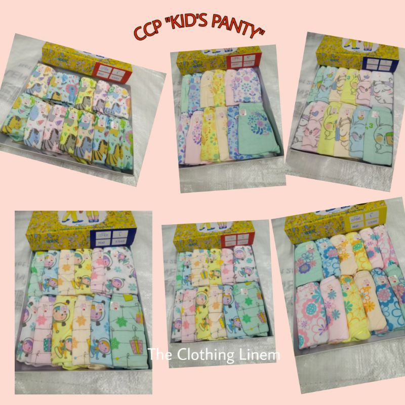Original SOEN CCP KIDS' Panty - 1dozen(12pcs per box) random design