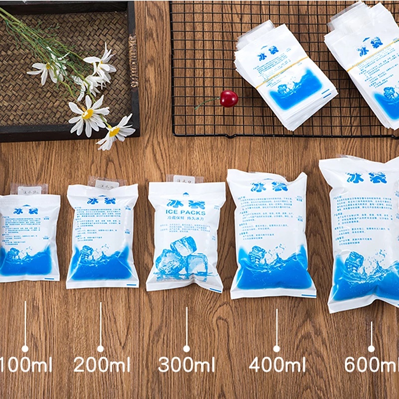 Reusable Ice Bag Water Injection Icing Cooler Bag Pain Cold Compress ...