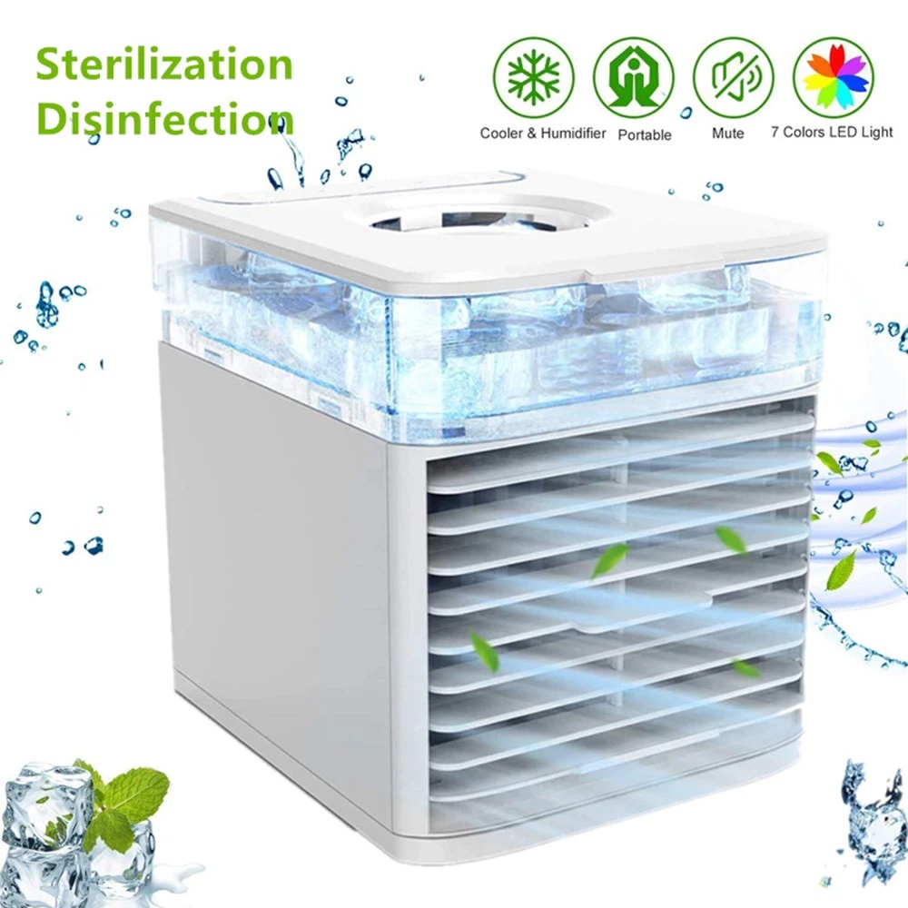 Portable air conditioner mini air cooler fan sterilization disinfection ...