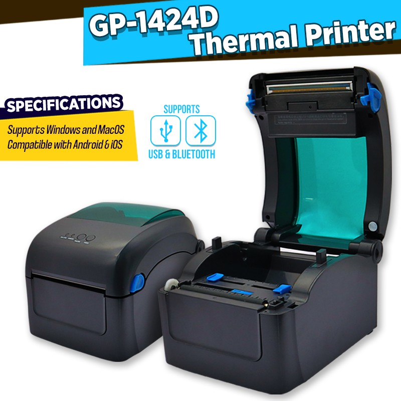 Gprinter Thermal Barcode Printer with A6 Sticker & Bluetooth-Unit Only ...