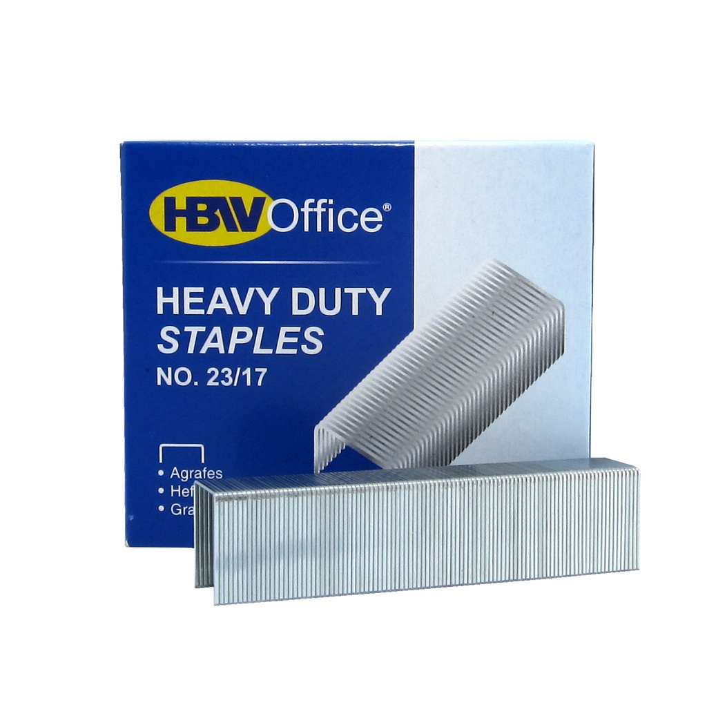 HBWOffice Staple NO.23/17 1000 STAPLES (160 Sheets) Shopee Philippines