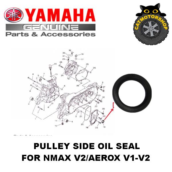 Pulley Side Oil Seal For Nmax V Aerox V V Shopee Philippines