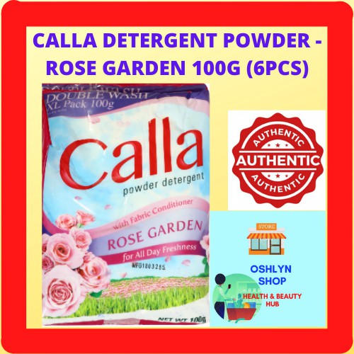 CALLA DETERGENT POWDER - ROSE GARDEN 100G (6PCS) | Shopee Philippines