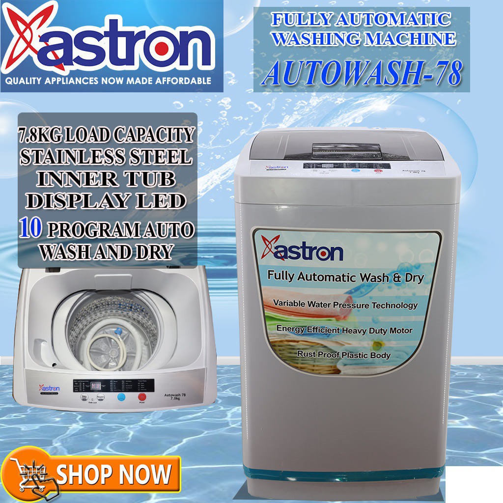 Astron fully automatic washing machine discount