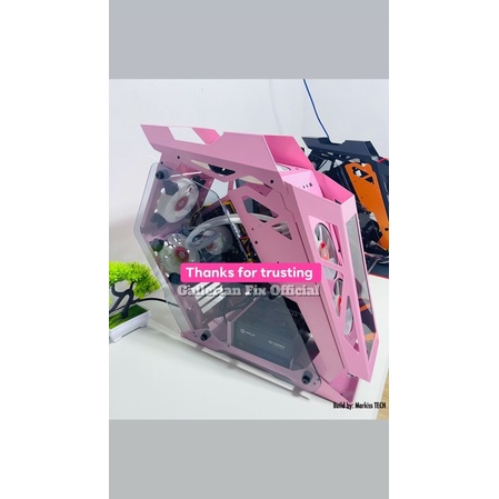 INPLAY Thunder 01 black case gaming design black CPU casing gaming case ...