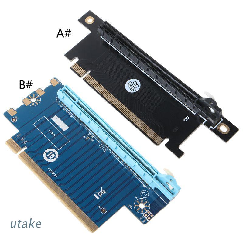 Utake PCI Express 16X Riser PCIe Graphics Card PCI-E Steering Card 90 ...