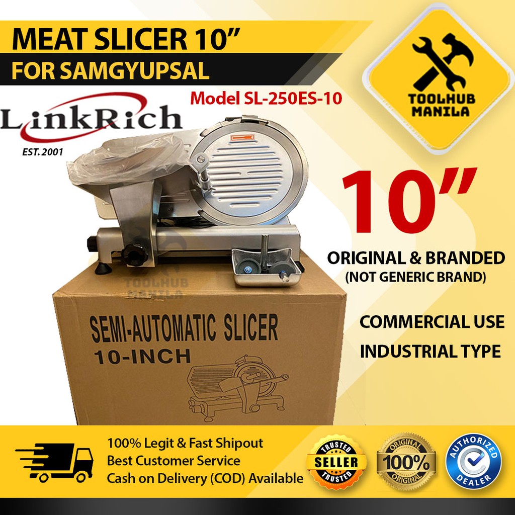 Meat Slicer 10" LinkRich HEAVY DUTY 10 inches for Samgyupsal Model SL