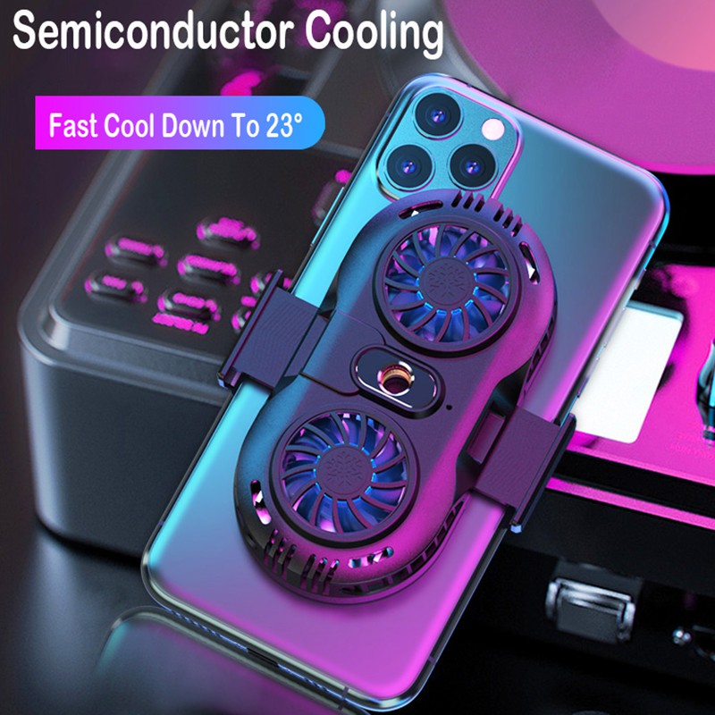 Mobile Phone Radiator Gaming Universal Phone Cooler Adjustable Portable ...