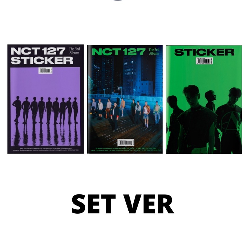ONHAND NCT Rd Studio Album Full Sticker Photobook Version Sticky Seoul City Unsealed