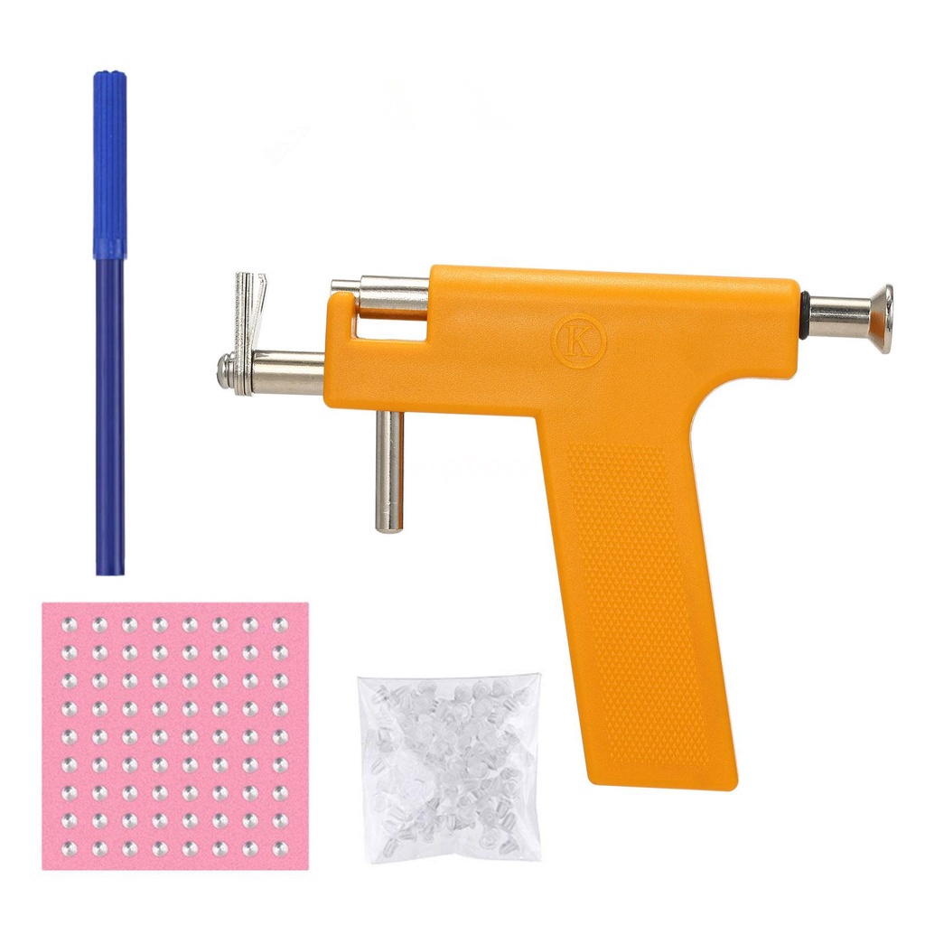 Ear Piercing Gun Set Safety Ear Nose Navel Body Piercing Gun Kit Set ...