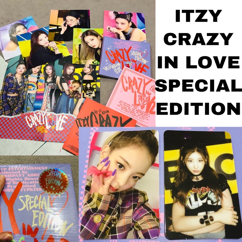 SG Shopee ユナ】ITZY crazy in love 公式トレカ - K-POP/アジア