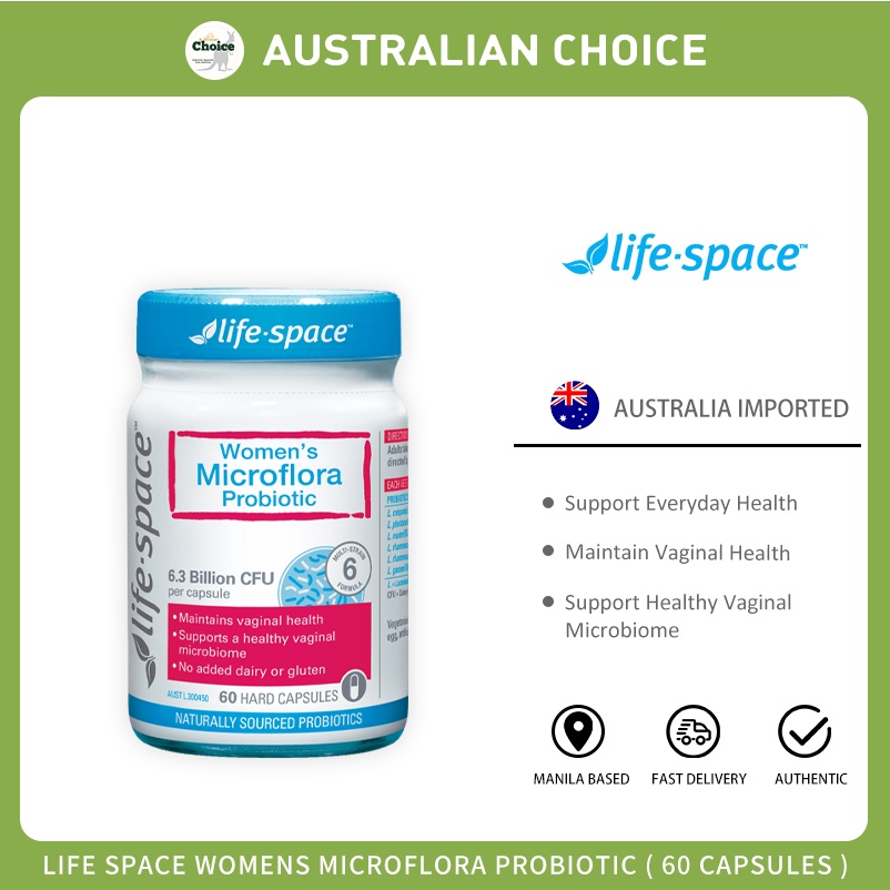 Life Space Women Microflora Probiotic 60 Capsules Shopee Philippines