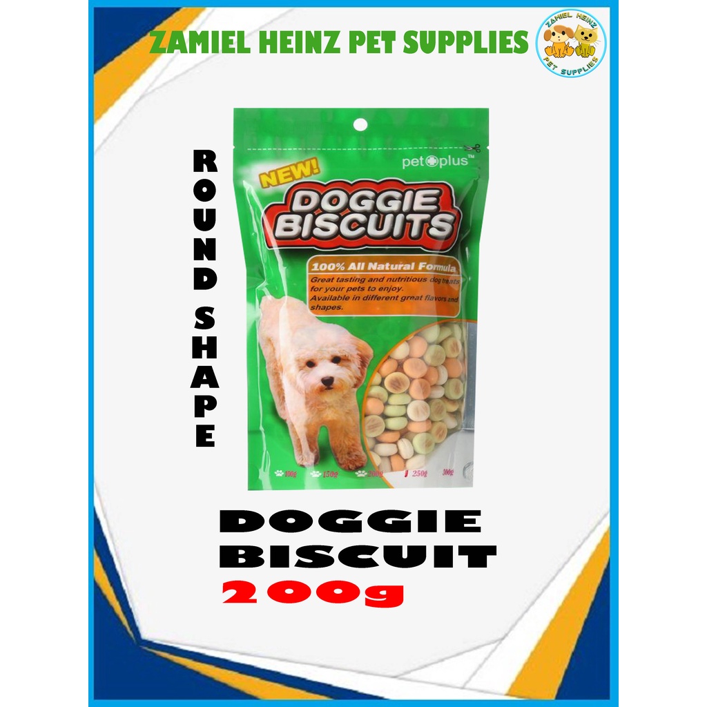 Pet Plus DOGGIE BISCUITS - Round Shape | 200g | Shopee Philippines