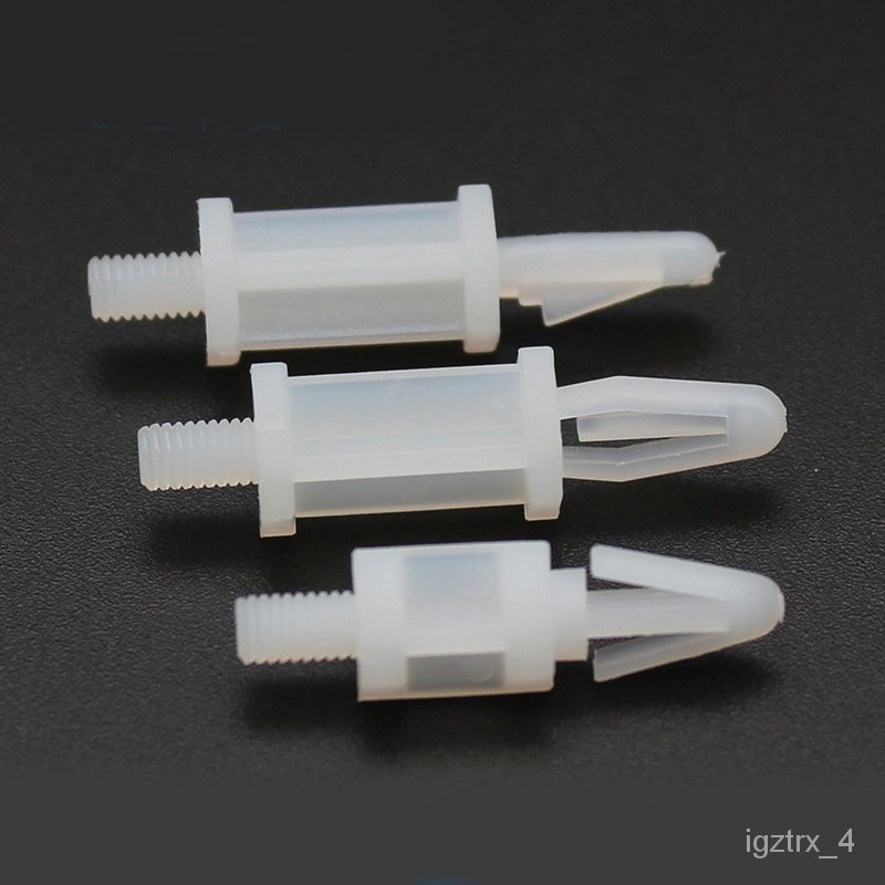 100pcs Nylon Spacer Scb Pcb Rivet Supporter Screw Install Spacer Rivet Fasten Plate Spacing 