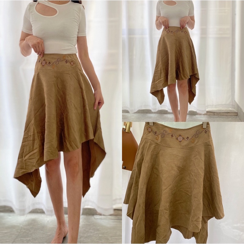 Retro Skirt Fashion Women Long Maxi Skirt COD | Shopee Philippines