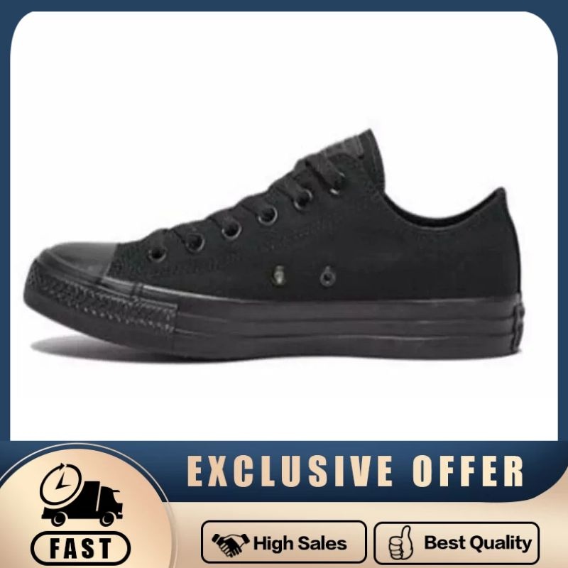 Authentic availableConverse Low Cut Canvas Shoe balck Shoes For Men On ...