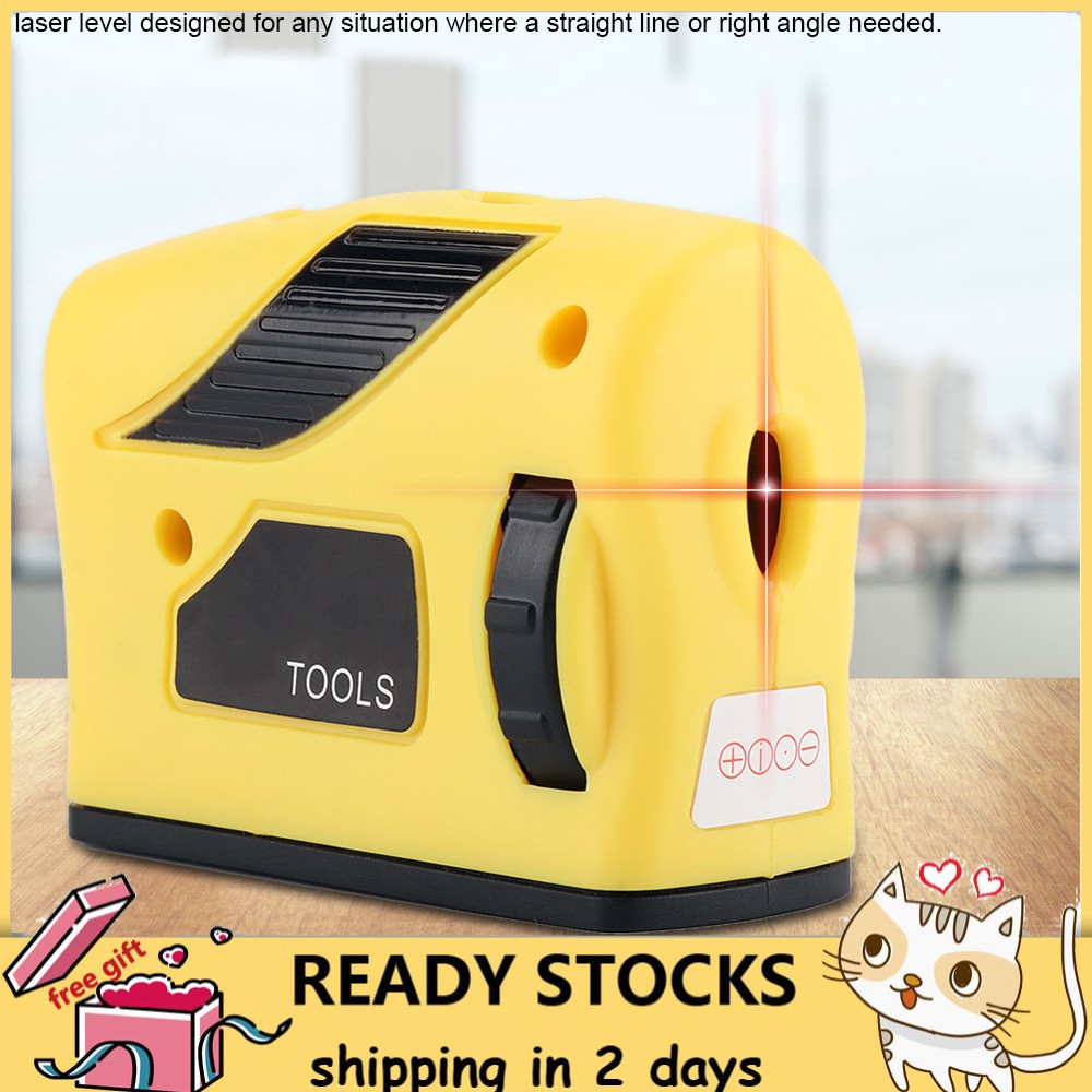 [Ready Stock] 360° Laser Level Horizontal Vertical Alignment | Shopee ...