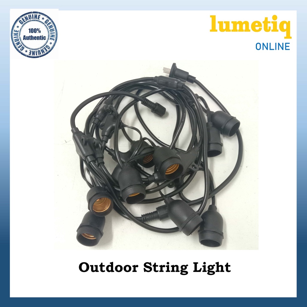 String Light Weatherproof Socket 5 Meters | Shopee Philippines