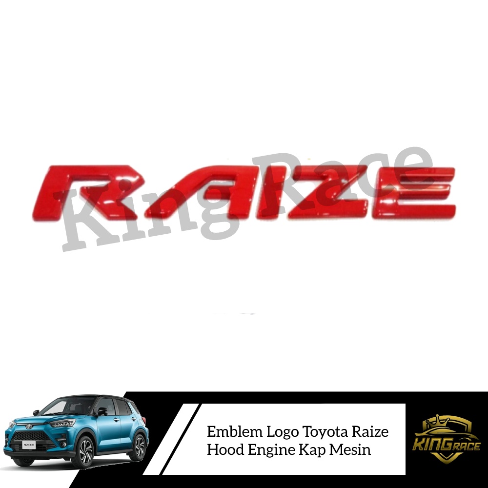 Mesin Toyota Raize Hood Engine Hood Logo Emblem Shopee Philippines